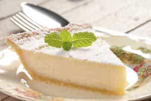cheesecake on a plate