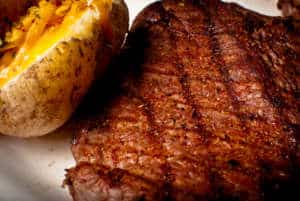 steak and potato